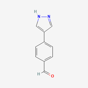 4-(1H-Pyrazol-4-yl)benzaldehyde