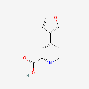 4-(Furan-3-yl)pyridine-2-carboxylic Acid