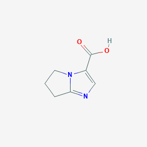 molecular formula C7H8N2O2 B1328887 6,7-Dihydro-5H-pyrrolo[1,2-a]imidazole-3-carboxylic acid CAS No. 914637-68-6