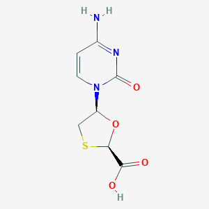 molecular formula C8H9N3O4S B132889 Lamivudine Acid CAS No. 173829-09-9