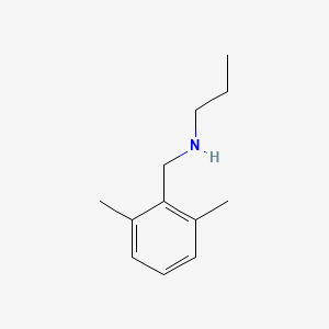 molecular formula C12H19N B13288988 [(2,6-Dimethylphenyl)methyl](propyl)amine 
