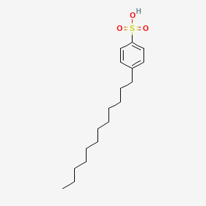 molecular formula C18H30O3S B1328904 4-Dodecylbenzenesulfonic acid CAS No. 121-65-3