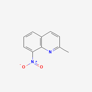 molecular formula C10H8N2O2 B1328908 2-Methyl-8-nitroquinoline CAS No. 881-07-2