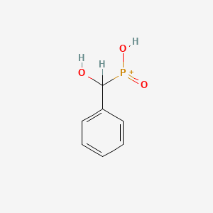 molecular formula C7H8O3P+ B1328913 alpha-Hydroxybenzylphosphinic acid CAS No. 52705-43-8