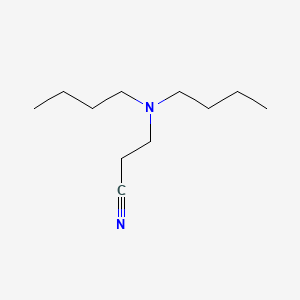 molecular formula C11H22N2 B1328921 3-(Dibutylamino)propanenitrile CAS No. 25726-99-2