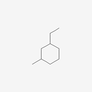molecular formula C9H18 B1328930 1-Ethyl-3-methylcyclohexane CAS No. 3728-55-0