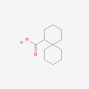 molecular formula C12H20O2 B13289676 Spiro[5.5]undecane-1-carboxylic acid 