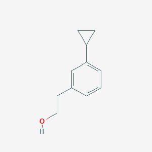 molecular formula C11H14O B13289925 2-(3-Cyclopropylphenyl)ethan-1-ol 