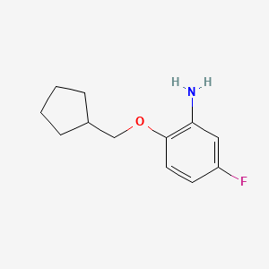 2-(Cyclopentylmethoxy)-5-fluoroaniline