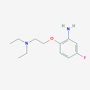 N-[2-(2-Amino-4-fluorophenoxy)ethyl]-N,N-diethylamine