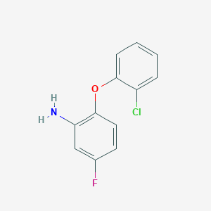 2-(2-Chlorophenoxy)-5-fluoroaniline