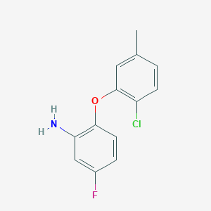2-(2-Chloro-5-methylphenoxy)-5-fluorophenylamine