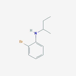 molecular formula C10H14BrN B13290806 2-bromo-N-(butan-2-yl)aniline 