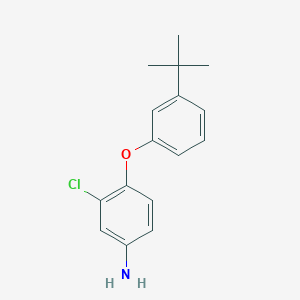 4-[3-(Tert-butyl)phenoxy]-3-chlorophenylamine