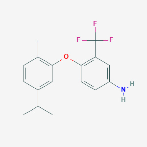 4-(5-Isopropyl-2-methylphenoxy)-3-(trifluoromethyl)aniline
