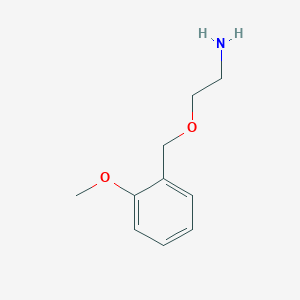 molecular formula C10H15NO2 B13291163 2-[(2-Methoxyphenyl)methoxy]ethan-1-amine 