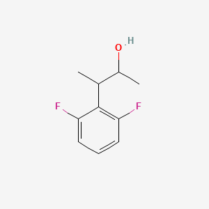 molecular formula C10H12F2O B13291224 3-(2,6-Difluorophenyl)butan-2-ol 