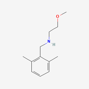molecular formula C12H19NO B13291490 [(2,6-Dimethylphenyl)methyl](2-methoxyethyl)amine 