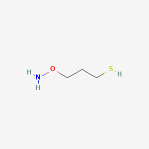 molecular formula C3H9NOS B13291510 3-(Aminooxy)propane-1-thiol 