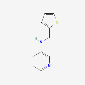 molecular formula C10H10N2S B13291619 N-(thiophen-2-ylmethyl)pyridin-3-amine 