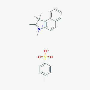 molecular formula C23H25NO3S B132919 1H-Benz[e]indolium, 1,1,2,3-tetramethyl-, 4-methylbenzenesulfonate (1:1) CAS No. 141914-99-0