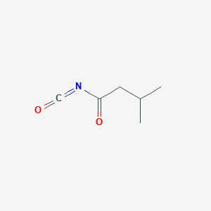 molecular formula C6H9NO2 B13291993 2-Methylpropanecarbonylisocyanate 