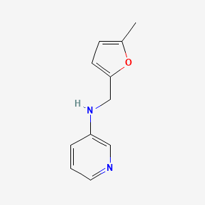 molecular formula C11H12N2O B13292024 N-[(5-methylfuran-2-yl)methyl]pyridin-3-amine 