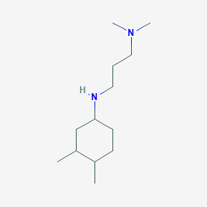 molecular formula C13H28N2 B13292121 {3-[(3,4-Dimethylcyclohexyl)amino]propyl}dimethylamine 