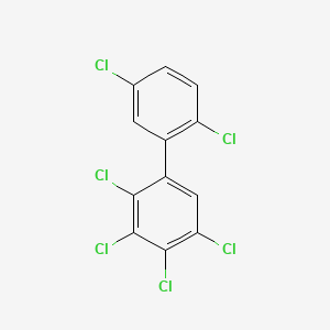 molecular formula C12H4Cl6 B1329218 2,2',3,4,5,5'-Hexachlorobiphenyl CAS No. 52112-04-6