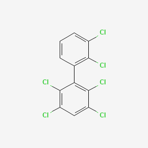 molecular formula C12H4Cl6 B1329219 2,2',3,3',5,6-六氯联苯 CAS No. 52704-70-8