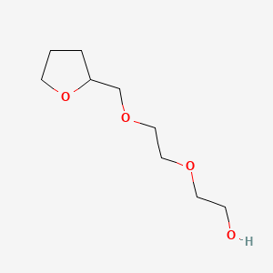 molecular formula C9H18O4 B1329221 2-[2-(Tetrahydrofurfuryloxy)ethoxy]ethanol CAS No. 52814-38-7