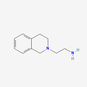 molecular formula C11H16N2 B1329222 2-(3,4-dihydroisoquinolin-2(1H)-yl)ethanamine CAS No. 53356-51-7