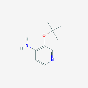molecular formula C9H14N2O B13292240 3-(tert-Butoxy)pyridin-4-amine 
