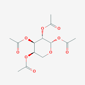 molecular formula C13H18O9 B1329225 [(3R,4R,5S,6S)-4,5,6-triacetyloxyoxan-3-yl] acetate 