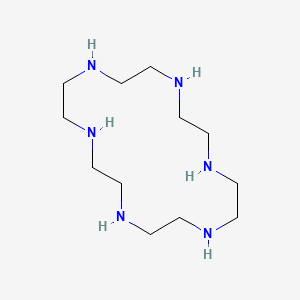 molecular formula C12H30N6 B1329227 Hexacyclen CAS No. 296-35-5