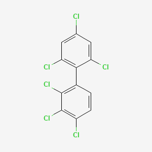 molecular formula C12H4Cl6 B1329231 2,2',3,4,4',6'-Hexachlorobiphenyl CAS No. 59291-64-4