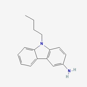 molecular formula C16H18N2 B1329234 9-Butyl-9h-carbazol-3-amine CAS No. 87186-34-3