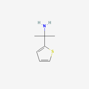 molecular formula C7H11NS B1329236 2-(Thiophen-2-yl)propan-2-amine CAS No. 81289-15-8