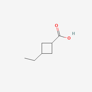 molecular formula C7H12O2 B1329242 3-乙基环丁烷羧酸 CAS No. 66016-16-8
