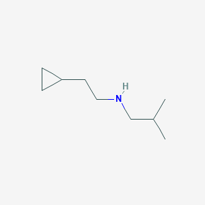 molecular formula C9H19N B13292460 (2-Cyclopropyl-ethyl)-isobutyl-amine 