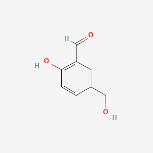 molecular formula C8H8O3 B1329251 2-Hydroxy-5-(hydroxymethyl)benzaldehyde CAS No. 74901-08-9