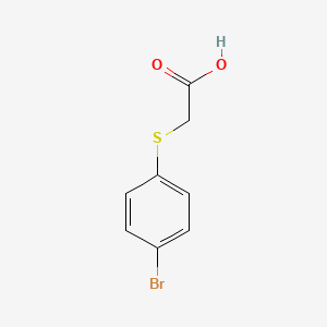molecular formula C8H7BrO2S B1329254 (4-溴苯硫基)-乙酸 CAS No. 3406-76-6