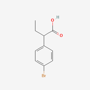 molecular formula C10H11BrO2 B1329255 2-(4-溴苯基)丁酸 CAS No. 99070-18-5