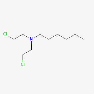 molecular formula C10H21Cl2N B1329257 N,N-bis(2-chloroethyl)hexan-1-amine CAS No. 99862-87-0