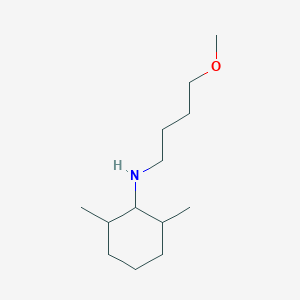 molecular formula C13H27NO B13292573 N-(4-methoxybutyl)-2,6-dimethylcyclohexan-1-amine 
