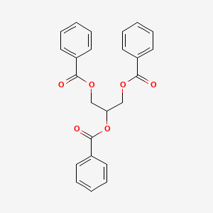 molecular formula C24H20O6 B1329261 Glyceryl tribenzoate CAS No. 614-33-5