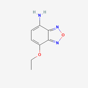 molecular formula C8H9N3O2 B13292657 7-Ethoxy-2,1,3-benzoxadiazol-4-amine 