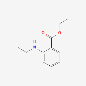 molecular formula C11H15NO2 B1329268 Ethyl 2-(ethylamino)benzoate CAS No. 38446-21-8