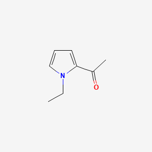 molecular formula C8H11NO B1329269 2-乙酰-1-乙基吡咯 CAS No. 39741-41-8