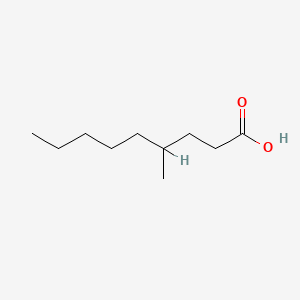molecular formula C10H20O2 B1329270 4-Methylnonanoic acid CAS No. 45019-28-1